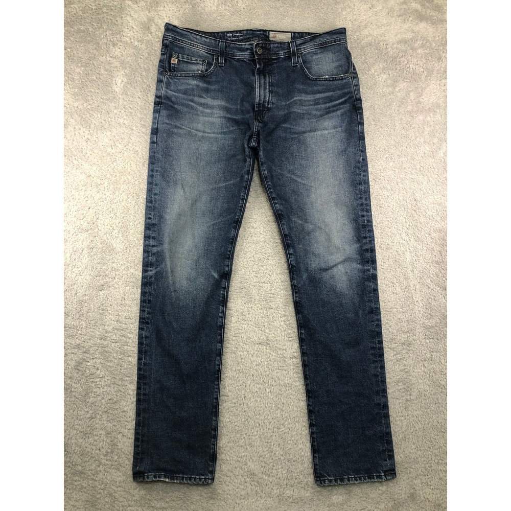 Adriano Goldschmied Jeans Men 36x33 Made in Japan Tellis Modern Slim Denim 360